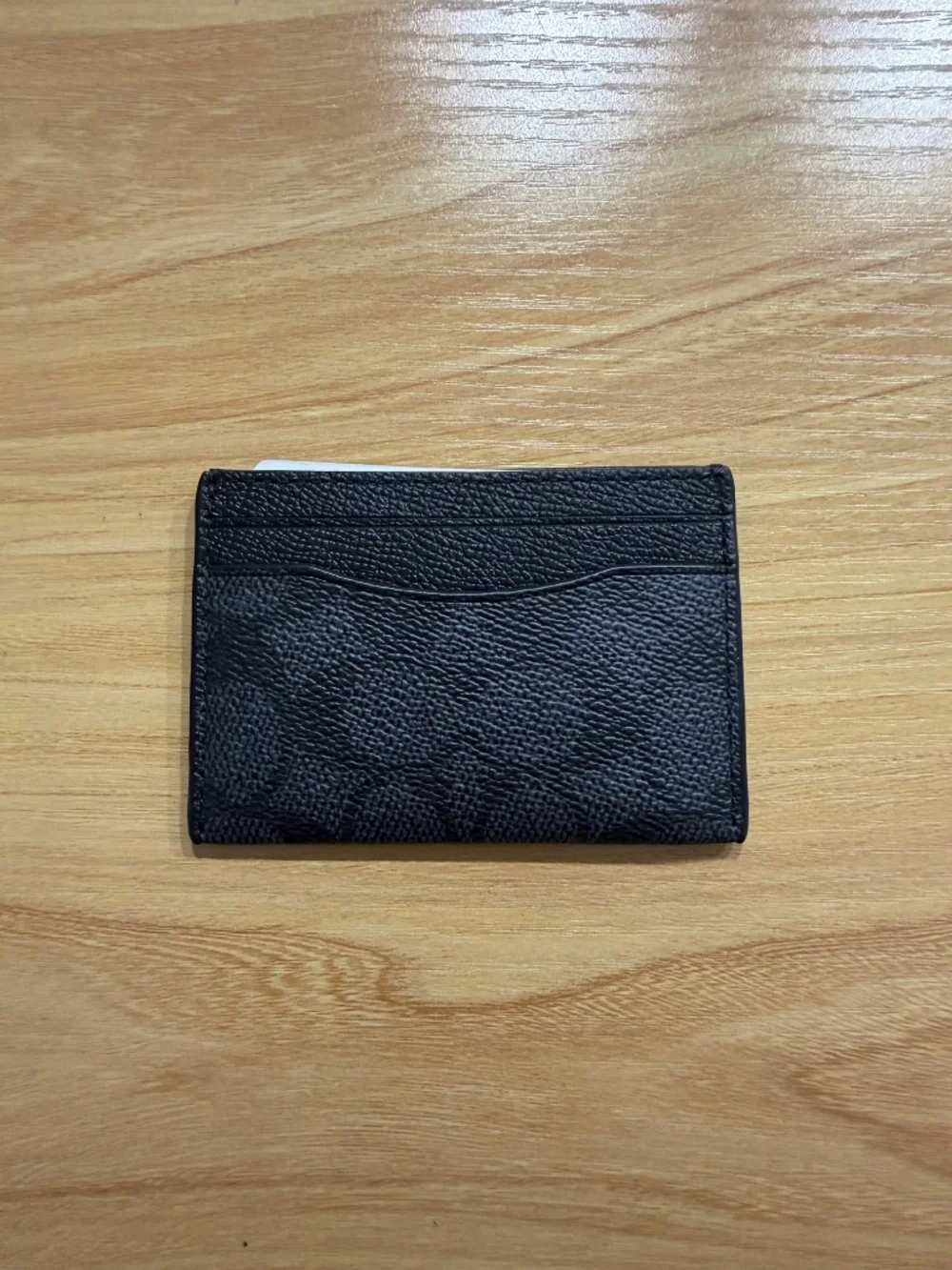 Coach Mens 3-In-1 L-Zip Wallet With Signature Canvas Black Charcoal